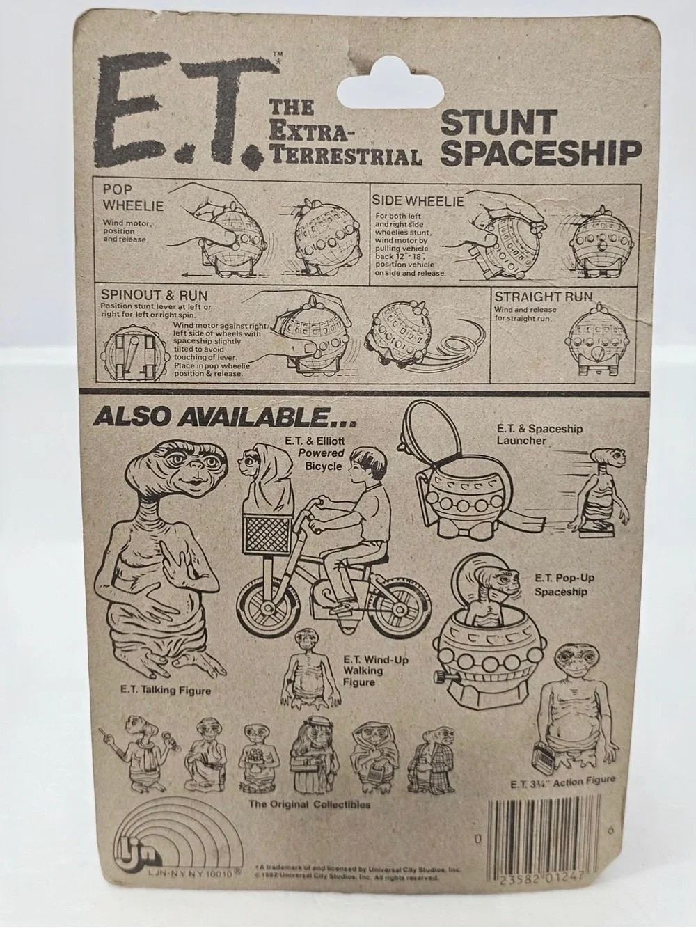 Vintage E.T. The Extra-Terrestrial Stunt Spaceship 1982 LJN